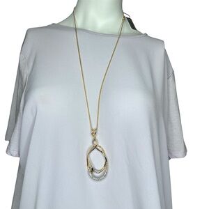 Alexis Bittar Solanales Long Orbiting Pendant Necklace NWT